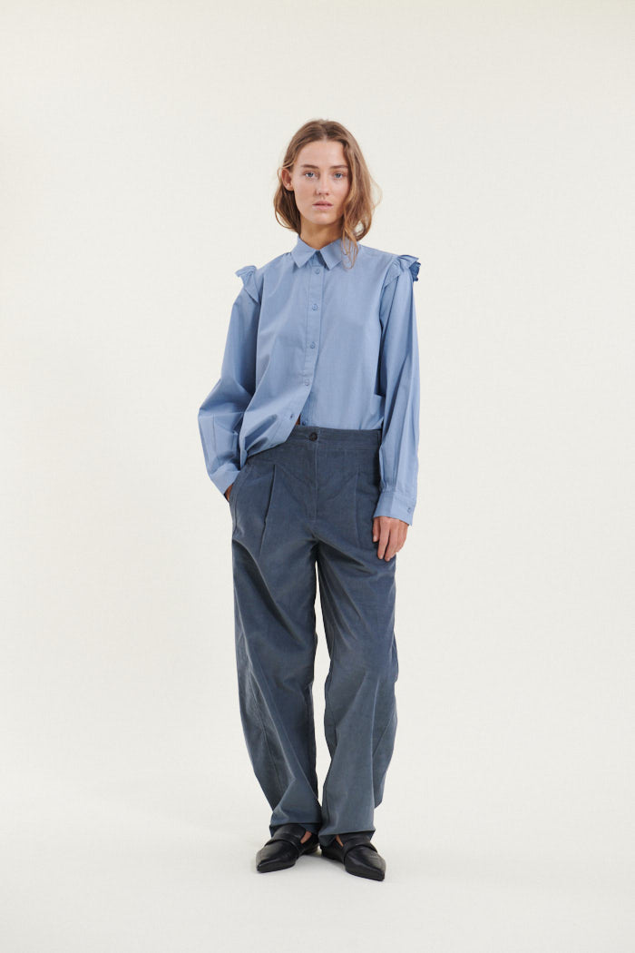 Basic Apparel Milly Shirt Skjorter 737 Windward blue